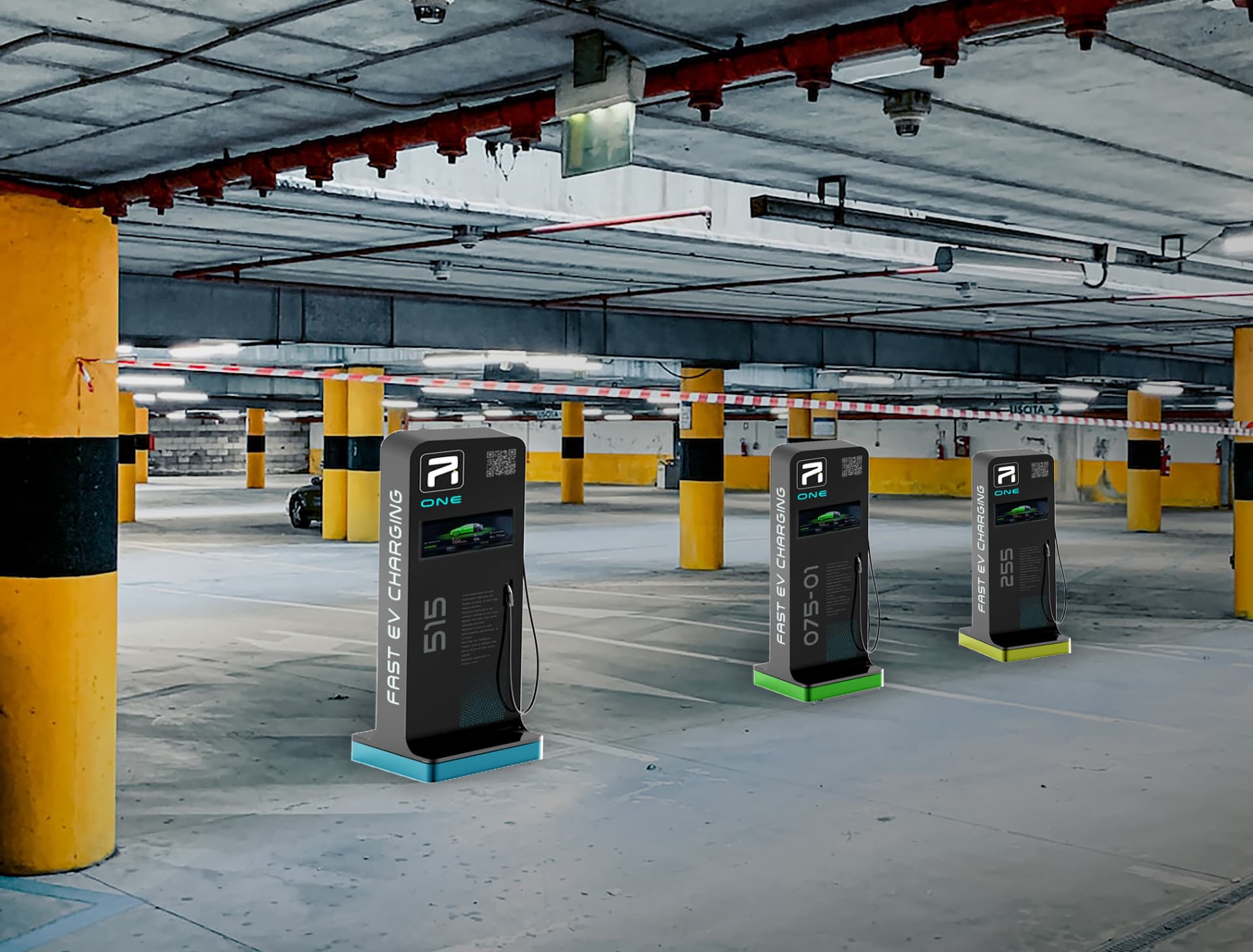 Parking: DC 30–120 kW